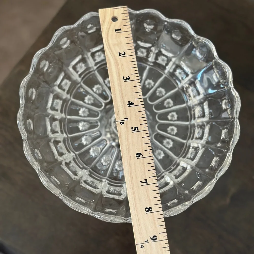 c1880's Huge‎ EAPG Priscilla by Dalzell, Gillmore and Leighton Glass Centerpiece